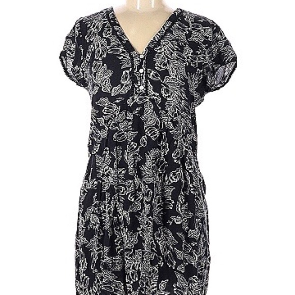 amuse society navy floral dress